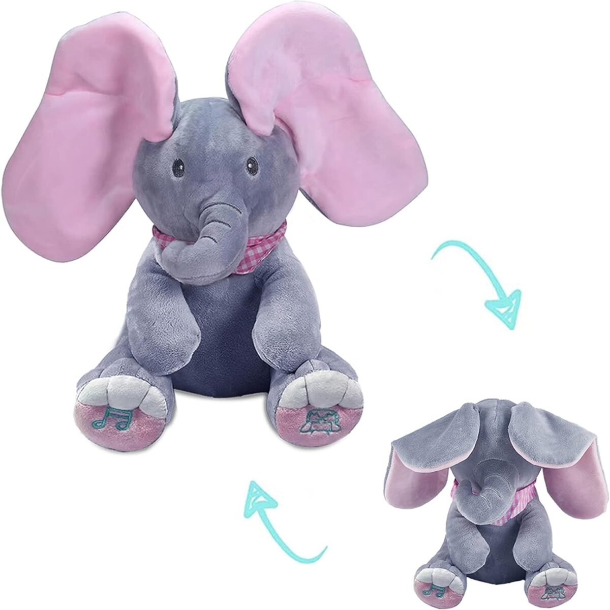 Pee-ka-boo Elephant Plush Toy