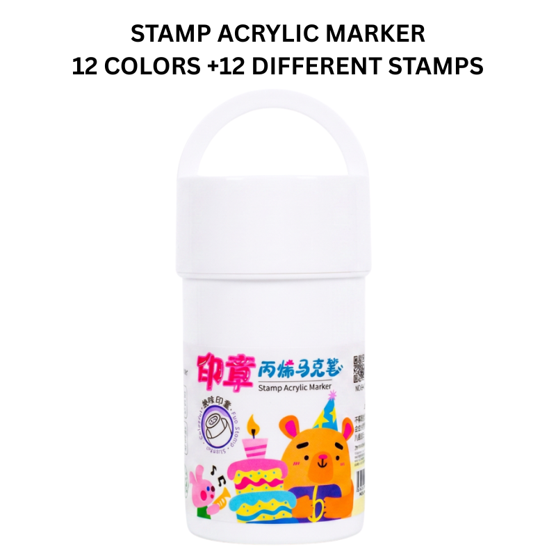 Stamp Acrylic Marker Set