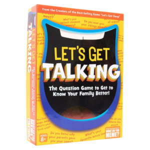 Let's Get Talking – The Ultimate Family Conversation Card Game for Game Night