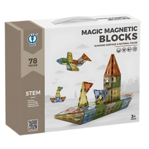 Magnetic Tiles Set (78 Pieces) STEM