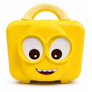 portable kids storage suitcase